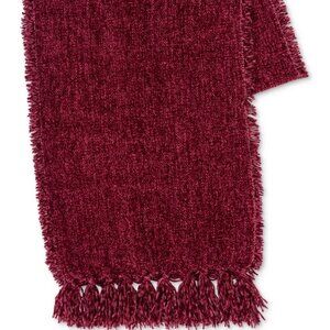 Charter Club Space Dyed Chenille Ultra Soft Women's Winter Scarf Burgundy 13x70